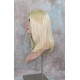 CAMERON | Light Blonde Medium Wig Face Frame Skin Top Center Part 