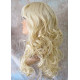 CARLOTTA | Light Blonde Long Wig Soft Waves Center Part Bangs 22" 