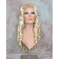 NAOMI | Light Blonde Spiral Curls Long Wig Skin Top 