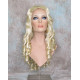 NAOMI | Light Blonde Spiral Curls Long Wig Skin Top 