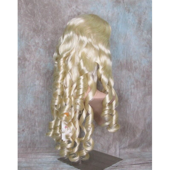 NAOMI | Light Blonde Spiral Curls Long Wig Skin Top 
