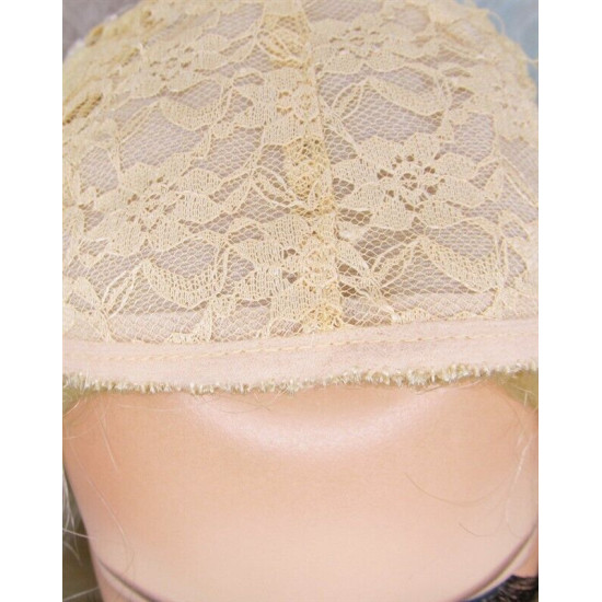 NAOMI | Light Blonde Spiral Curls Long Wig Skin Top 