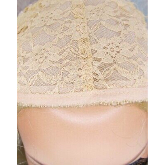 NAOMI | Light Blonde Spiral Curls Long Wig Skin Top 