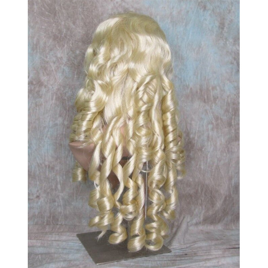 NAOMI | Light Blonde Spiral Curls Long Wig Skin Top 