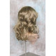 SHANIA | Medium Blonde Long Soft Waves Wig Bangs Side Part 17" 