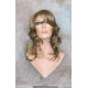 SHANIA | Medium Blonde Long Soft Waves Wig Bangs Side Part 17" 
