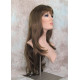 ROSEMARY | Medium Brown Long Layers Wig Full Bangs Skin Part 