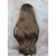 ROSEMARY | Medium Brown Long Layers Wig Full Bangs Skin Part 