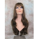ROSEMARY | Medium Brown Long Layers Wig Full Bangs Skin Part 