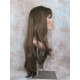 ROSEMARY | Medium Brown Long Layers Wig Full Bangs Skin Part 