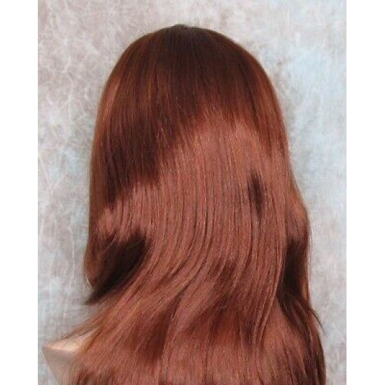ALICIA XL | Copper Red Long Wig SEXY Extra Long Skin Part Swept Bangs 28"
