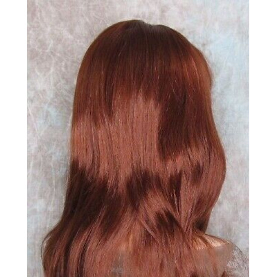 ALICIA XL | Copper Red Long Wig SEXY Extra Long Skin Part Swept Bangs 28"