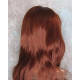 ALICIA XL | Copper Red Long Wig SEXY Extra Long Skin Part Swept Bangs 28"