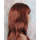ALICIA XL | Copper Red Long Wig SEXY Extra Long Skin Part Swept Bangs 28"