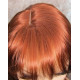 ALICIA XL | Copper Red Long Wig SEXY Extra Long Skin Part Swept Bangs 28"