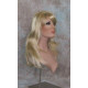 ALICIA | Golden Blonde Mix Long Wig Layers Skin Part Bangs 