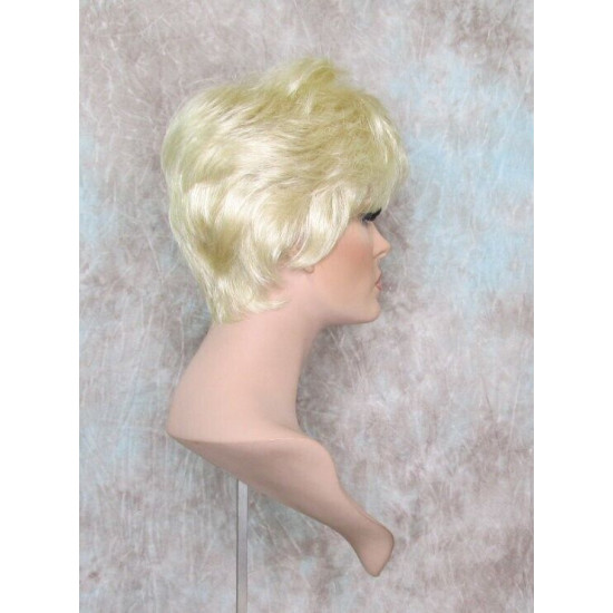 WENDY | Light Blonde Short Wig Sexy Wispy Layers Tapered Back 