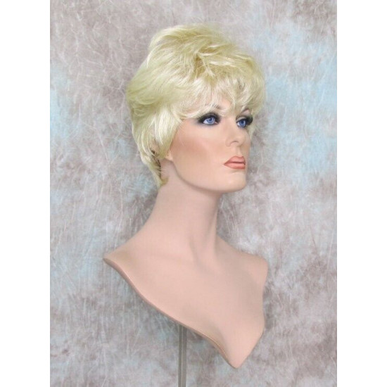 WENDY | Light Blonde Short Wig Sexy Wispy Layers Tapered Back 