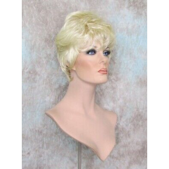 WENDY | Light Blonde Short Wig Sexy Wispy Layers Tapered Back 