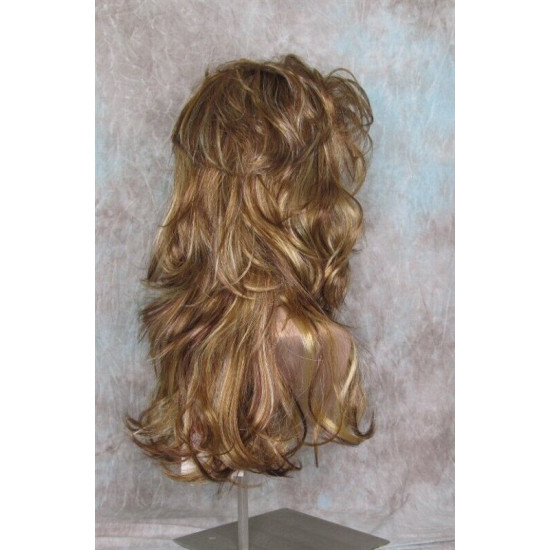 ROSE | Strawberry Blonde Mix Long Wig Loose Curls Wispy Bangs 