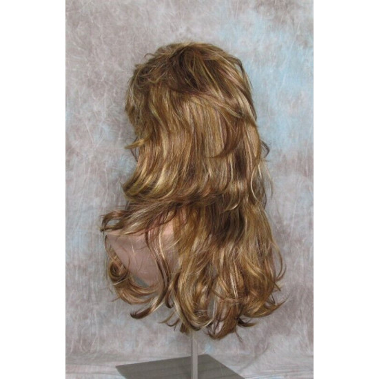 ROSE | Strawberry Blonde Mix Long Wig Loose Curls Wispy Bangs 
