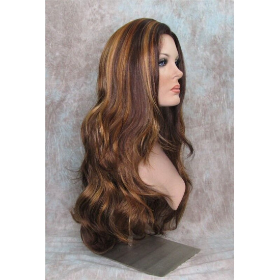 ASHANTI | Auburn Strawberry Long Wig Layered Full Skin Top 29" 