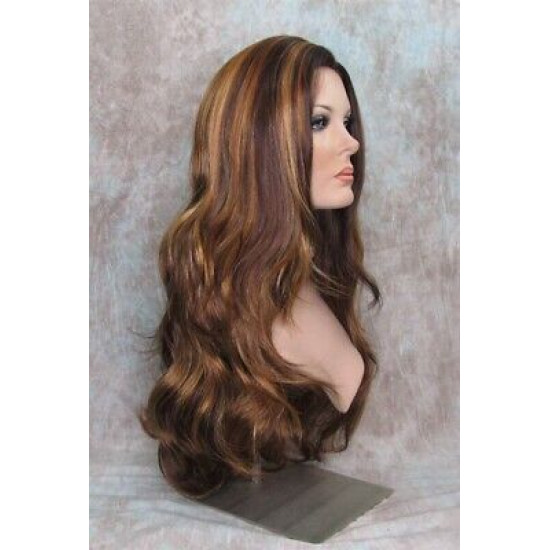 ASHANTI | Auburn Strawberry Long Wig Layered Full Skin Top 29" 