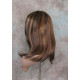 LOLITA | Medium Brown Mix Long Wig Trendy Bob Skin Center Part