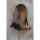 LOLITA | Medium Brown Mix Long Wig Trendy Bob Skin Center Part