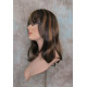 LOLITA | Medium Brown Mix Long Wig Trendy Bob Skin Center Part