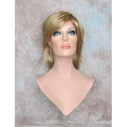 DEIDRE | Honey Blonde Medium Wig Shag Long Bangs Flicked Back Ends