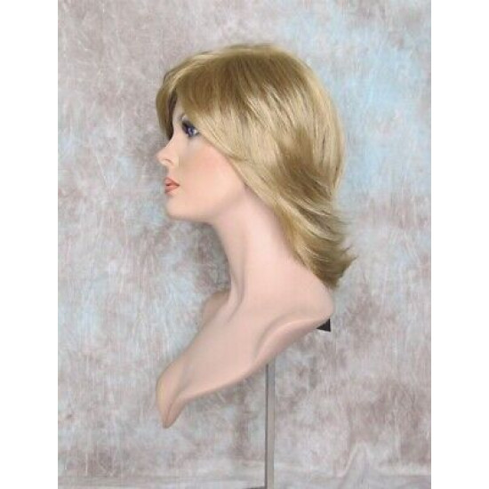 DEIDRE | Honey Blonde Medium Wig Shag Long Bangs Flicked Back Ends