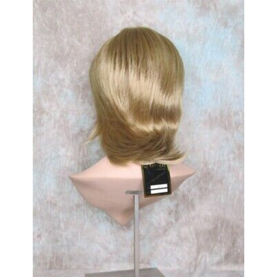 DEIDRE | Honey Blonde Medium Wig Shag Long Bangs Flicked Back Ends