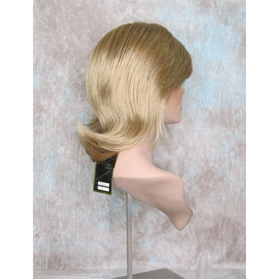 DEIDRE | Honey Blonde Medium Wig Shag Long Bangs Flicked Back Ends