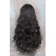 ANDREA | Dark Brown Long Wig Longer Curls Skin Part Bangs 24" 