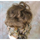 BECKY | Golden Brown Jaw Clip Ponytail Curl 4-5" Hairpiece 