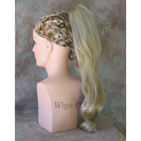 JACLYN | Extra Long 26" Layered Wave Claw Clip Ponytail COLOR CHOICE 