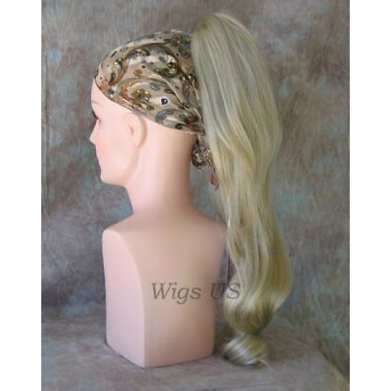 JACLYN | Extra Long 26" Layered Wave Claw Clip Ponytail COLOR CHOICE 