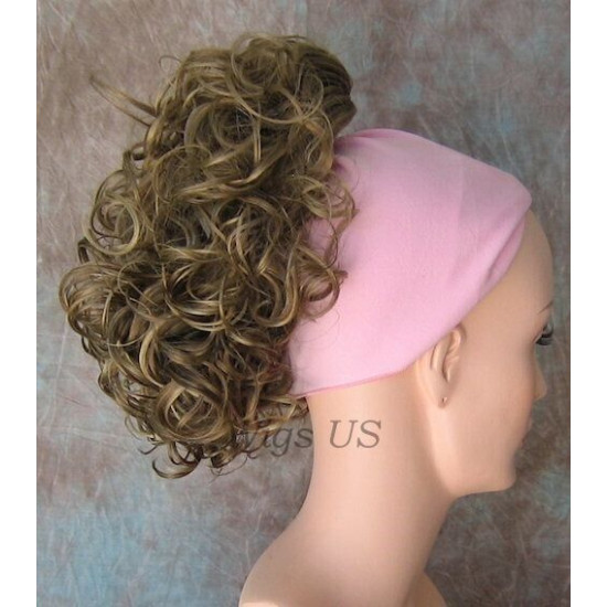 PHOEBE | 10" Loose Spiral Curls Claw Jaw Clip Ponytail Extension COLOR CHOICE 