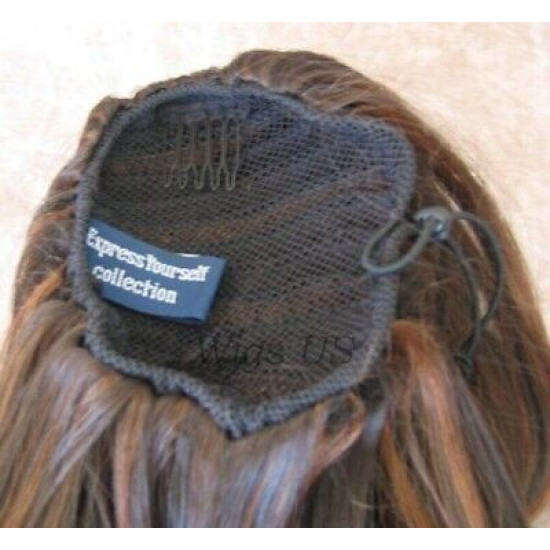 DELTA | 12" Upturned Flip Drawstring Ponytail Hairpiece COLOR CHOICE