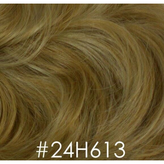 HEIDI | Partial Wig Wavy 14" Layered 3/4 Cap COLOR CHOICE 