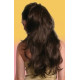 MELANIE | Long Bob Style Fall 3/4 Partial Wig REVERSIBLE 23" COLOR CHOICE 