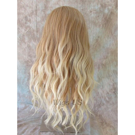 PARIS | Partial 3/4 Wig Long Beach Waves Wigs US HEAT OK COLOR CHOICE