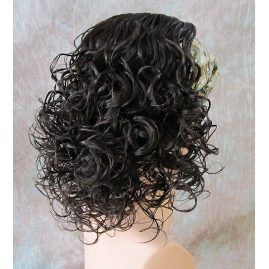 ROXY | 12" Partial Wig Beautiful Spiral Curl Fall Comb Attachment COLOR CHOICE