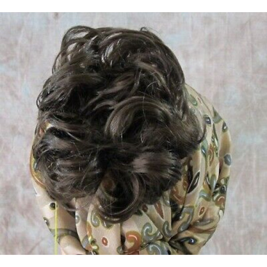 LACEY | DARKS Scrunchie Ponytail Extension Pony Holder Hairpiece COLOR CHOICE