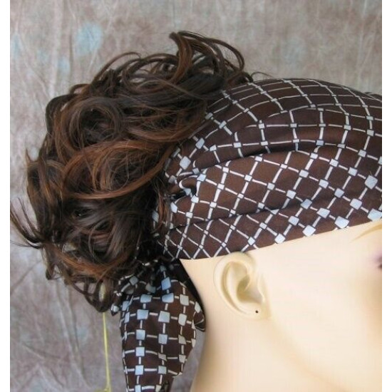 LACEY | DARKS Scrunchie Ponytail Extension Pony Holder Hairpiece COLOR CHOICE