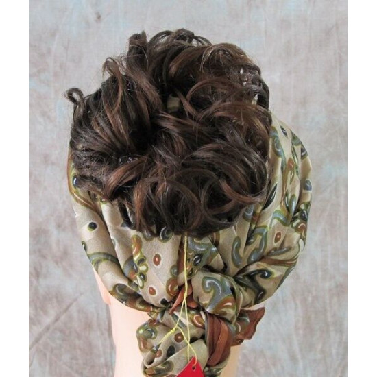 LACEY | DARKS Scrunchie Ponytail Extension Pony Holder Hairpiece COLOR CHOICE