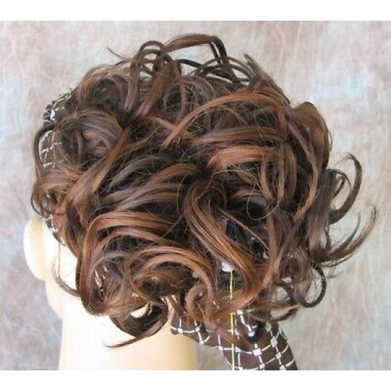 LACEY | DARKS Scrunchie Ponytail Extension Pony Holder Hairpiece COLOR CHOICE