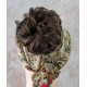 LACEY | DARKS Scrunchie Ponytail Extension Pony Holder Hairpiece COLOR CHOICE