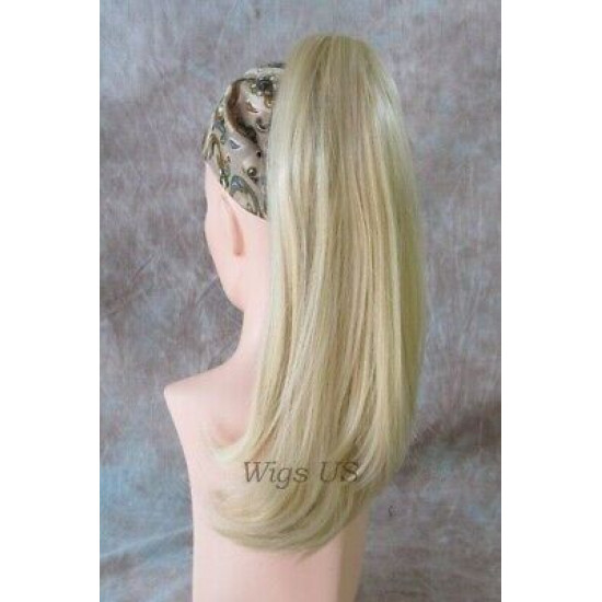 SIGRID | Beautiful 18" Long Straight Claw Clip Ponytail Extension COLOR CHOICE